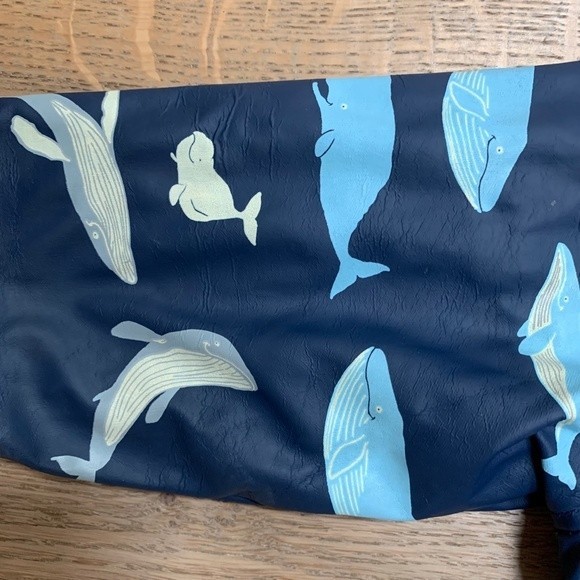 Hatley Whale Raincoat Kids Size 1 - Picture 8 of 9